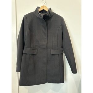 NWT Vince Camuto Women's Full-Zip Pea Coat Jacket, Black, Size MEDUIM